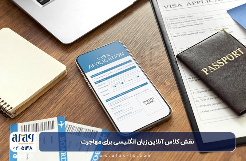 کلاس آنلاین زبان انگلیسی برای مهاجرت